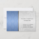 Search for silver snowflakes rsvp cards Blue
