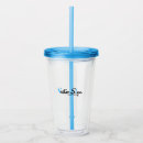 Search for logo tumblers Double wall clear plastic