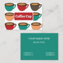 Search for cup business cards Cute