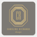 Search for art deco monogram stickers Gold