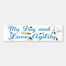 Search for agility bumper stickers dog