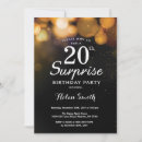 Search for elegant 20th birthday invitations Adult birthday party