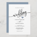 Search for black white blue wedding invitations Classy
