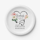 Search for nursing graduation plates Floral
