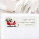 Search for sleigh return address labels Cute