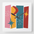 Search for rectangle clocks Mid century modern