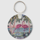 Search for retro flamingo key rings Vacation
