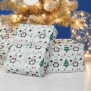 Search for christmas penguin wrapping paper Xmas