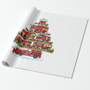 Search for firefighter christmas wrapping paper Truck