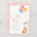 Search for paw print birthday invitations Girl