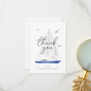 Search for sailboat thank you cards Ahoy it's a boy
