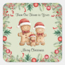 Search for gingerbread family stickers Festive