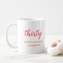 Search for red coffee mugs Birthday