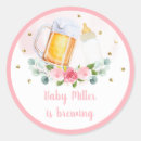 Search for baby is brewing stickers Beer baby shower
