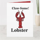Search for funny lobster cards Seafood