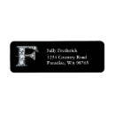 Search for monogram f return address labels Letter