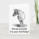 Search for horse lover birthday cards Drawing