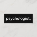 Search for psychologist business cards Medical