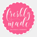 Search for pink business stickers Baking