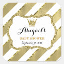 Search for baby shower little prince crown stickers Gold