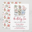 Search for tea cup birthday invitations Pretty