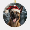 Search for belgian malinois christmas tree decorations Puppy