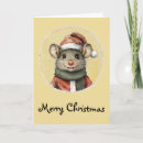 Search for mouse christmas cards Santa claus
