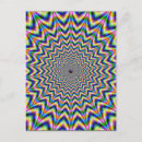 Search for optical illusion postcards Green