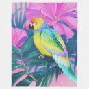 Search for parrot blankets Floral