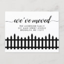 Search for picket invitations Change of address