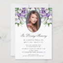 Search for lily funeral invitations Remembrance