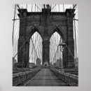 Search for black and white brooklyn bridge posters Vintage