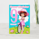 Search for 9th for girls birthday cards Flowers