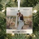 Search for glass christmas tree decorations Newlywed