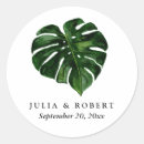 Search for monstera wedding stickers Botanical