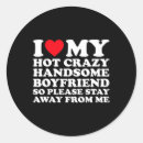 Search for crazy love stickers I love you