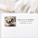 Search for paint horse return address labels Pinto