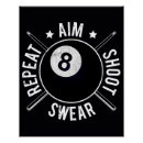 Search for 8 ball posters Pool player