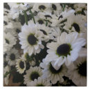 Search for black daisy tiles White