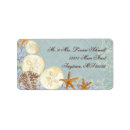Search for star fish return address labels Sand