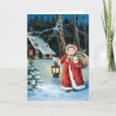 Search for vintage lantern christmas cards Snow