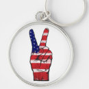 Search for sign of peace key rings Flag