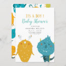 Search for little monster baby shower invitations Cute