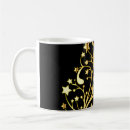 Search for gold decoration mugs Black and gold