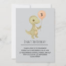 Search for baby dinosaur birthday invitations Animal