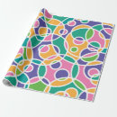 Search for bright colors wrapping paper Circles