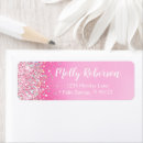 Search for childrens birthday return address labels Glitter