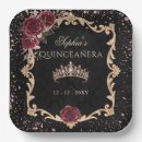 Search for black and red paper plates Glitter