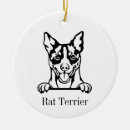 Search for rat terrier christmas tree decorations Dog