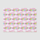 Search for happy birthday tissue paper Colourful